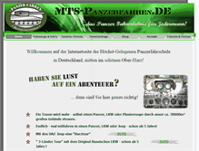 Tablet Screenshot of mts-panzerfahren.de